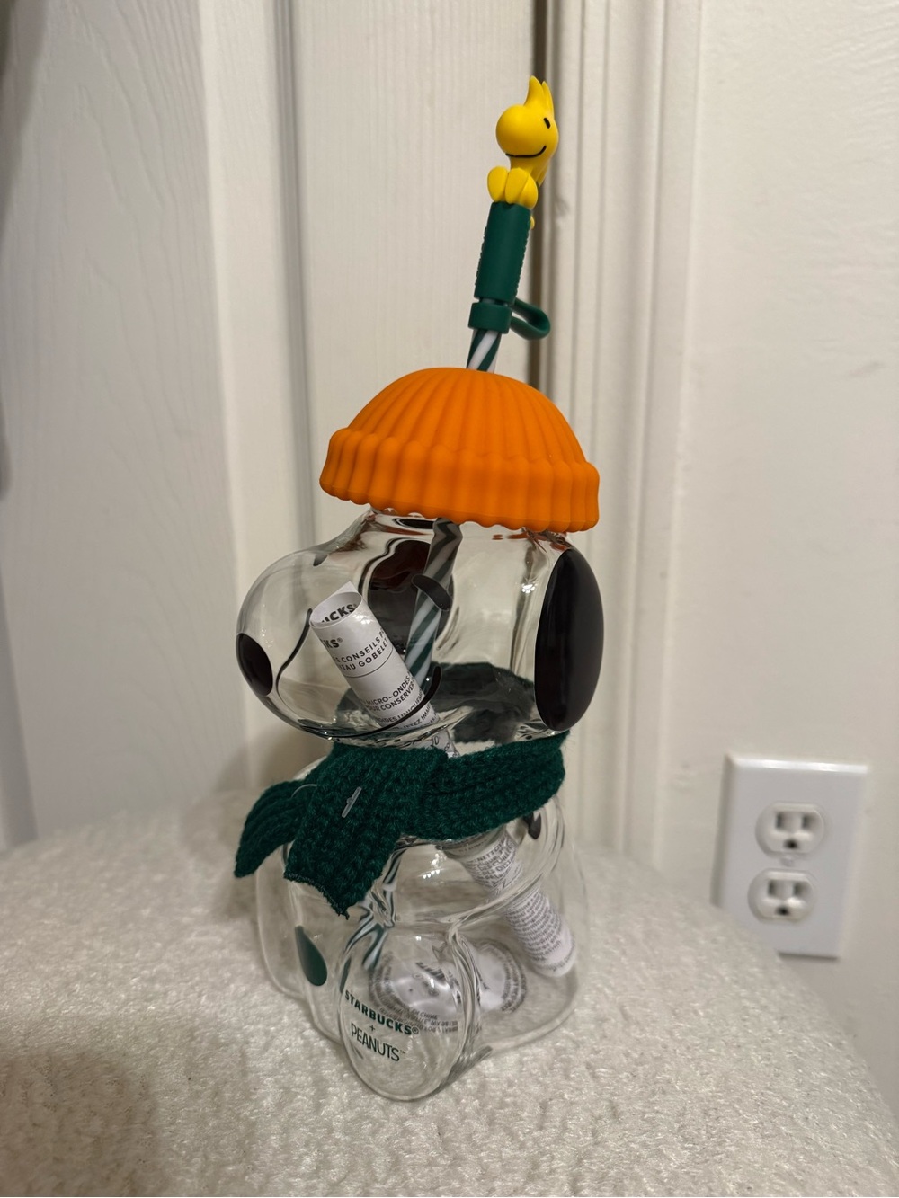 Starbucks Snoopy Glass Cup